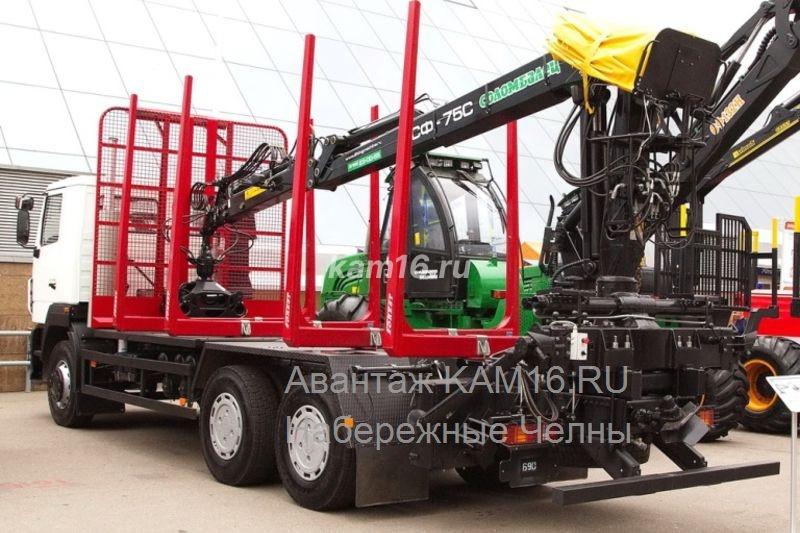 Сортиментовоз МАЗ с манипулятором СФ-75